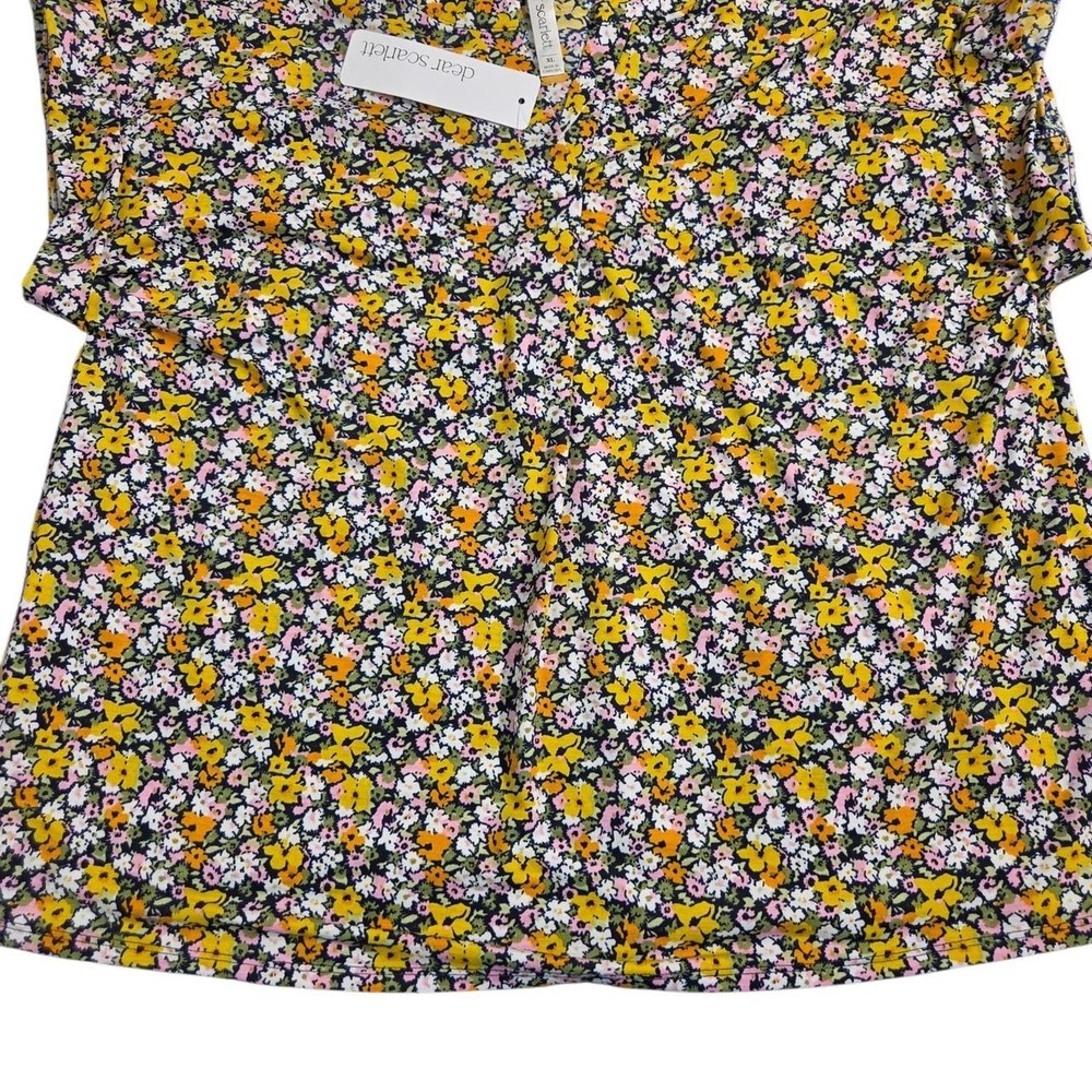Dear Scarlett Navy Ditzy Floral Shirt